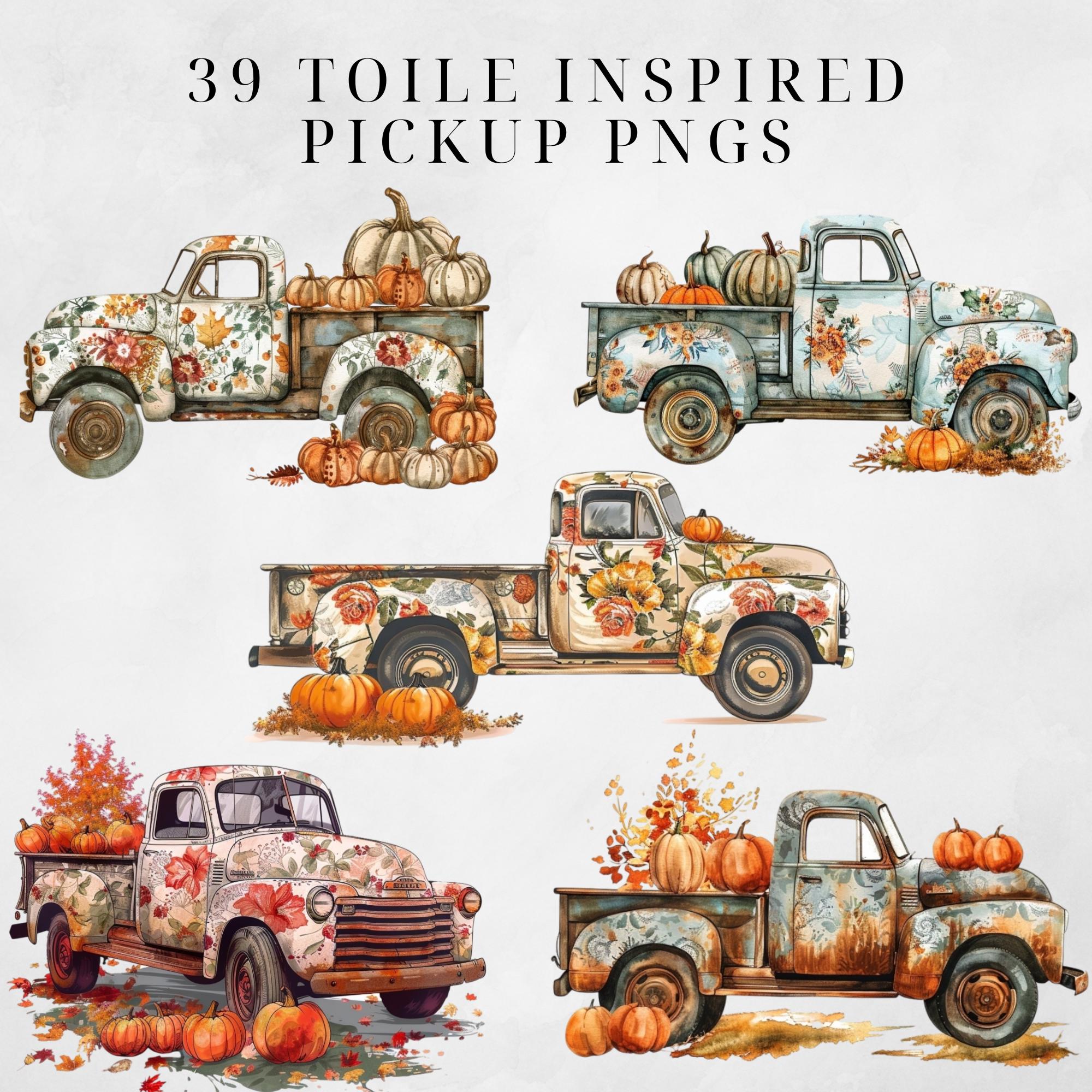 Preppy Fall Clipart Toile Pumpkins Clipart Chinoiserie Pumpkin Pumpkin ...