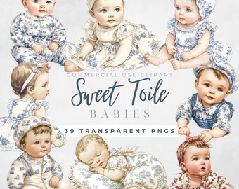 Toile De Jouy Baby Shower Clipart Blue Toile Nursery Clipart Floral Baby Shower Cliparte Baby Shower Toile Baby Shower Baby Boy Baby Girl