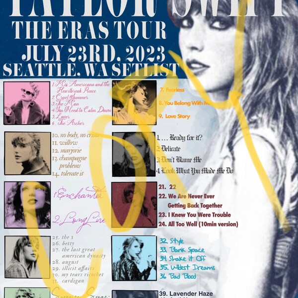 Eras Tour Frame Etsy