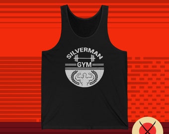 Silverman Gym Tank Top - How Heavy Are the Dumbbells You Lift, Anime, Manga, Japan, Japanese, Fitness, Bodybuilding, Weightlifting, Gym