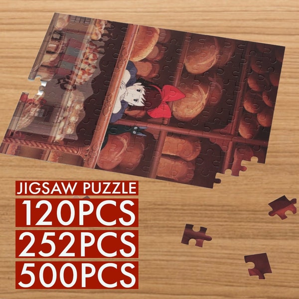 Kiki's Delivery Service Puzzle - Studio Ghibli, Miyazaki, Anime, Japan, Japanese, Film, Animation, Cinema