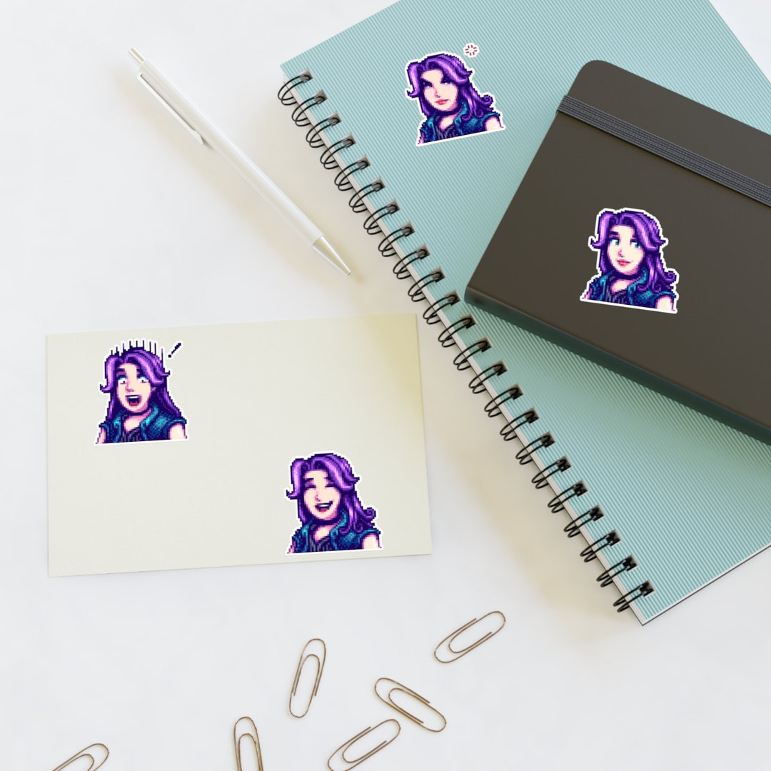Stardew Valley Abigail Sticker 4 Pack Video Games, Gaming - Etsy