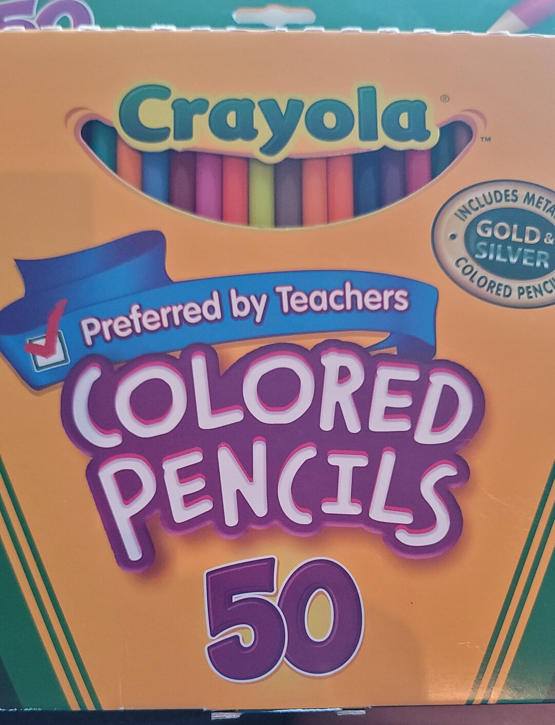 50 Pk Crayola Colored Pencils Etsy