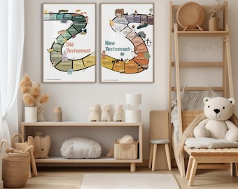 Bible Timeline Downloadable Scripture Timeline Kids Homeschool Decor Sunday School Bible Timeline Christian Homeschool Resources
