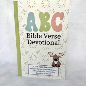 ABC Bible Verses | Preschool Bible Verses | Kids Memory Verses | Christian Preschool Book | Christian Alphabet Homeschool Resource | Toddler image 1