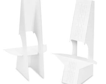 Double Wing White Easel Backs For Foam Board Backdrops and Props