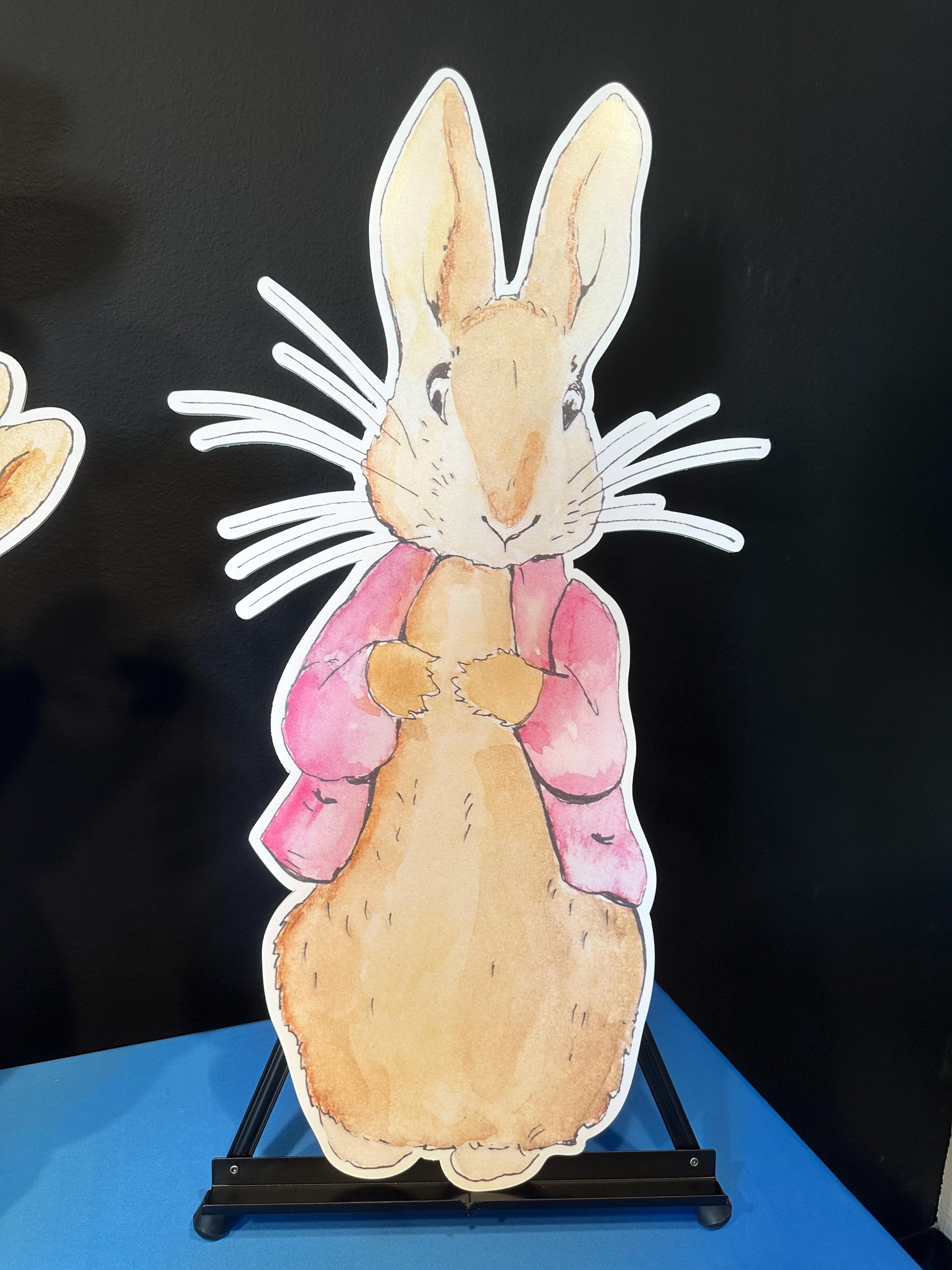 Blue Peter Rabbit Cutouts, Baby Shower Decoration, Photography Props - Etsy