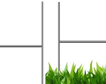 H-Stakes, H Frame Wire Stakes 10' x 15' For Coroplast Backdrop and Prop
