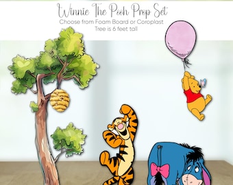 Winnie The Pooh Baby Shower Cutouts: First Birthday Party Props