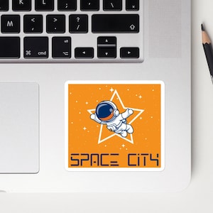 Space City - Houston Astros Astronaut - Vinyl Sticker