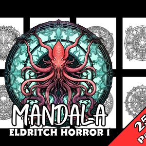 Mandala Eldritch Horror 1 Malbuch