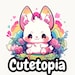 Cutetopia Butterflies Coloring Book - Etsy
