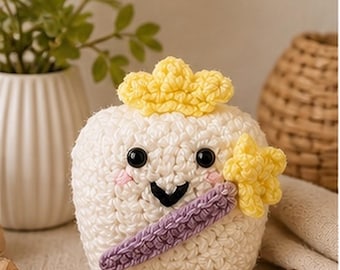 Crochet Tooth Fairy Pillow | Handmade Keepsake with Pocket, Nursery Decor