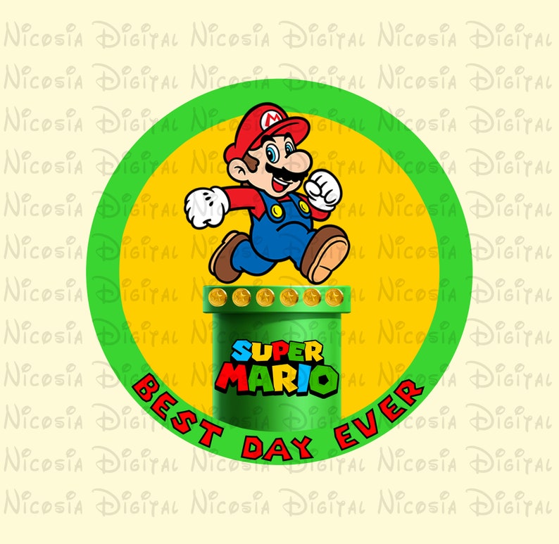 Mario PNG, Mario Clipart, Super Mario Bros PNG Instant Digital Download ...