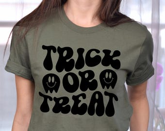 Halloween Trick or Treat Shirt, Halloween Trick-or-Treat Shirt, Halloween Trick-Or-Treat Shirt, Funny Halloween Shirt, Halloween Shirt