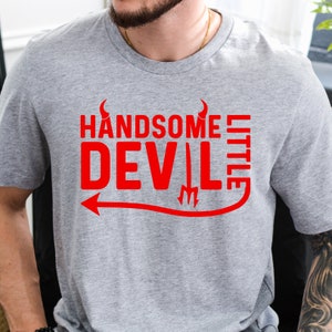 Handsome Little Devil Shirt, Funny Halloween Shirt, Women Halloween Tee, Halloween Gift, Halloween Party