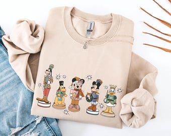 Mickey & Co Christmas Sweatshirt, Mickey and Friends Christmas Shirt, Disney Christmas Hoodie, Christmas Family Shirt, Disney Xmas Crewneck