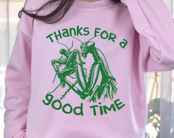 Praying Mantis Sweatshirt, Weird Shirt, Silly Meme Hoodie, Stupid Vintage Praying Mantis Sweater, Praying Mantis Tee, Bug Lover Gift