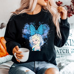 Disney Princess Elsa Sweatshirt, Princess Elsa T-Shirt, Frozen Elsa Hoodie, Disney Magic Kingdom Shirt, Family Vacation Tee, Disney Trip Tee