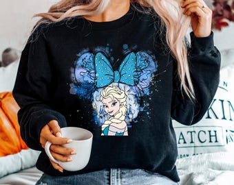Disney Princess Elsa Sweatshirt, Princess Elsa T-Shirt, Frozen Elsa Hoodie, Disney Magic Kingdom Shirt, Family Vacation Tee, Disney Trip Tee