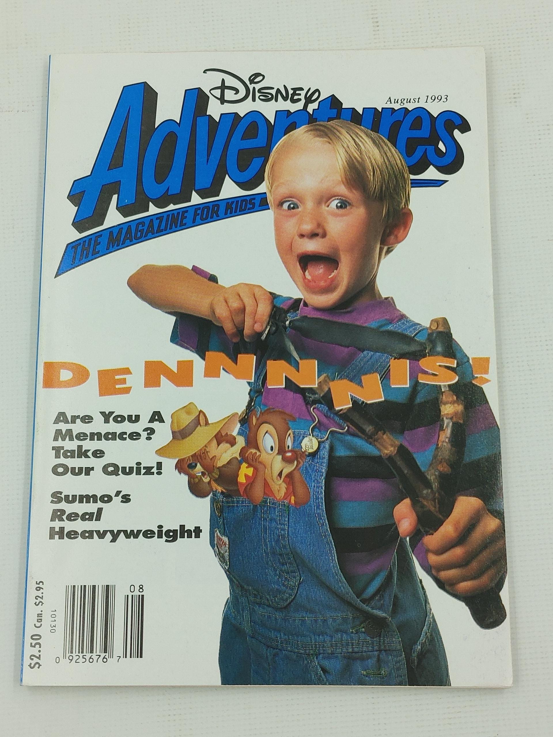 Vintage 1990s Disney Adventure Magazine - Etsy Canada