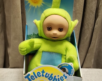 Vintage 1998 Playskool Teletubbies sprechendes Dipsy Plüschtier