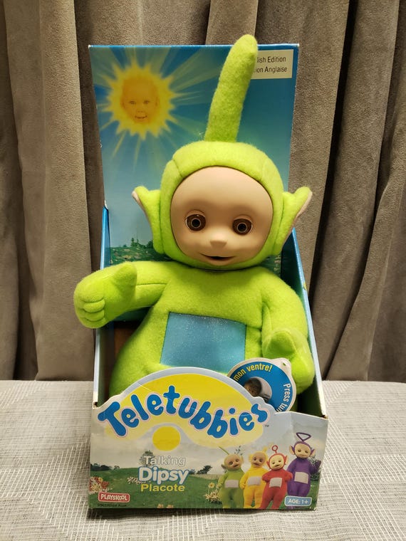 Vintage 1998 Playskool Teletubbies Talking Dipsy Plush - Etsy Canada