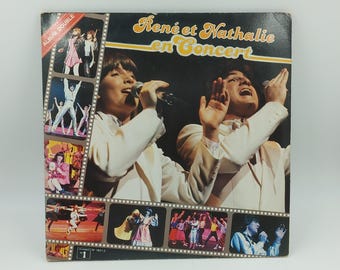 Vintage 1983 Rene et Nathalie Simard En Concert Vinyl Record