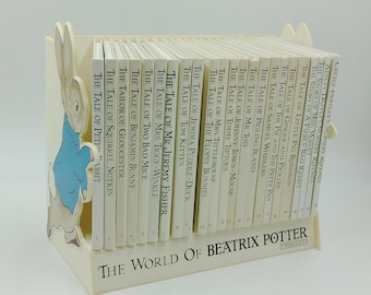 Vintage Beatrix Potter Display Book Plastic Shelf