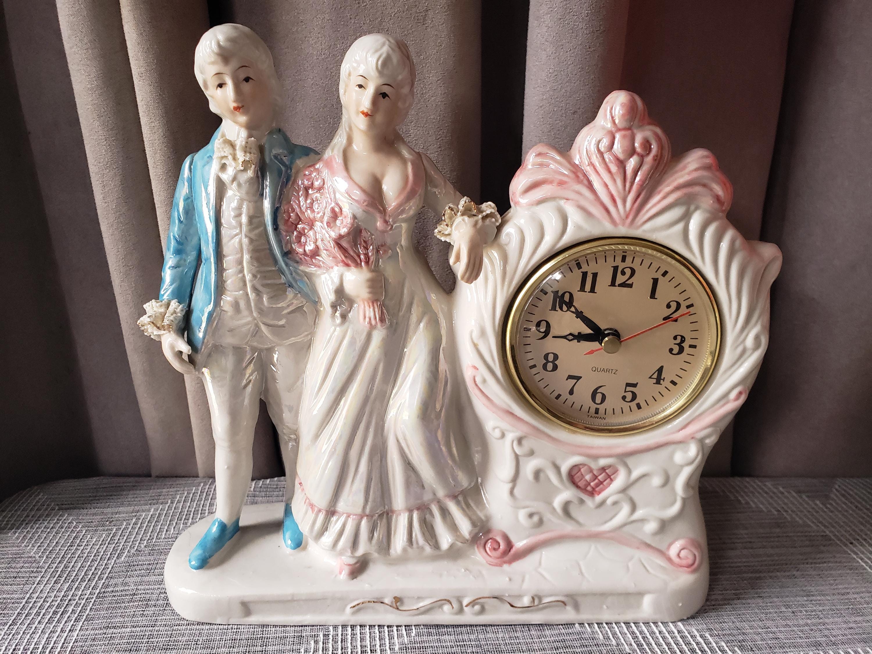 Dresden Porcelain Clock - Etsy
