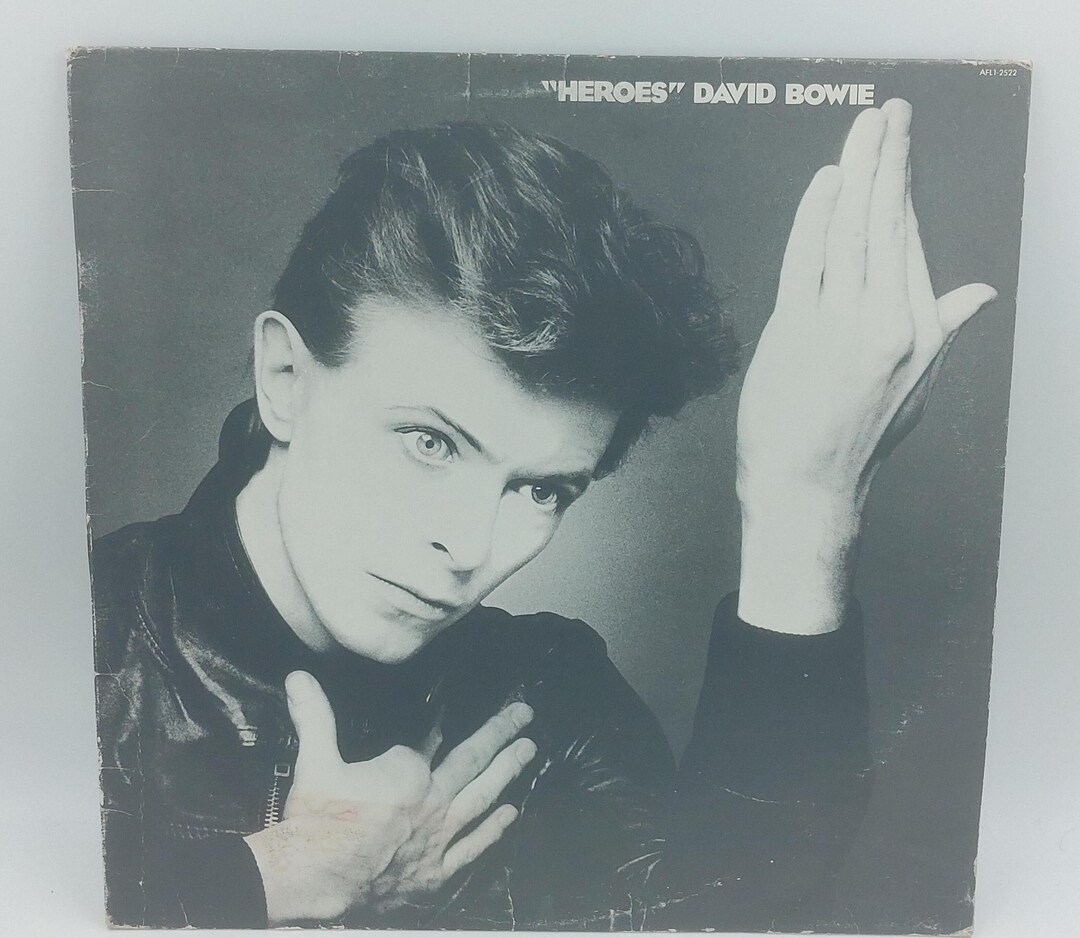 Vintage 1977 David Bowie Heroes Vinyl - Etsy