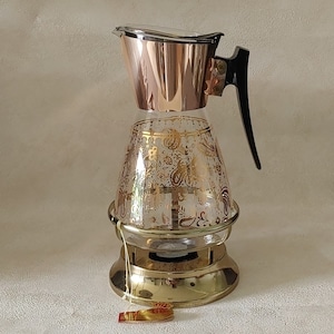 Vintage Serv-Master Creations, Elegant Carafe & Warmer