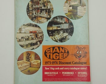 Vintage 1973-74 Giant Tiger Catalogue