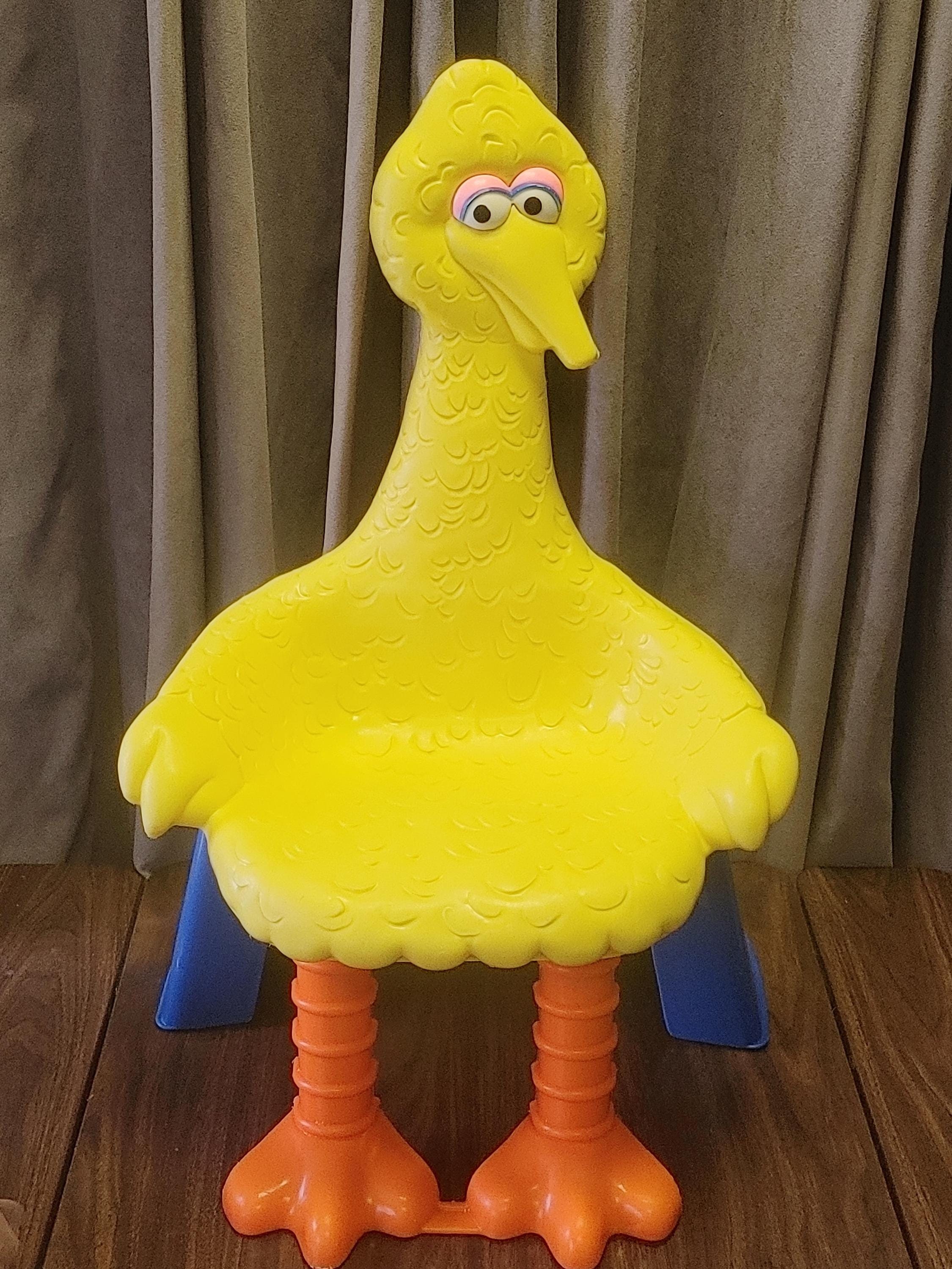 Vintage 1979 Sesame Street Big Bird Plastic Chair - Etsy Vintage 1979 Sesame Street Big Bird Plastic Chair - Etsy