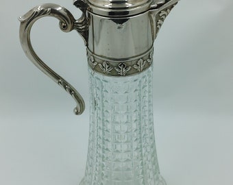 Vintage Italian Glass Decorative Pitcher