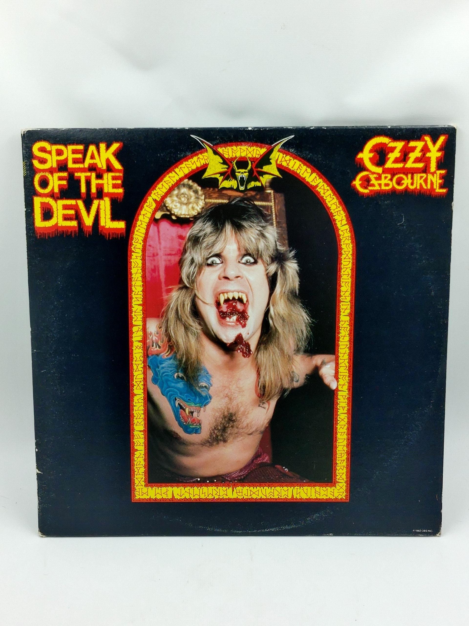 Vintage Ozzy Osbourne Speak of the Devil DOUBLE Vinyl Record - Etsy