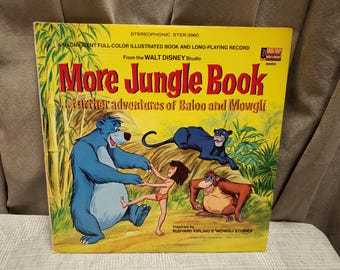 ヴィンテージ ウォルト・ディズニー ジャングル モーグリ 絵本とLPレコード