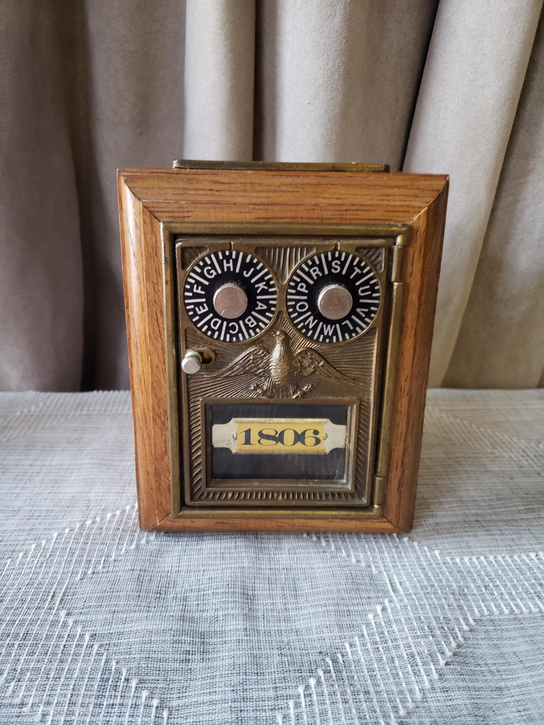Coin Post Box Vintage Post Office Box Door Coin Bank - No Combination - Etsy Canada