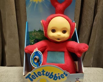 Vintage 1998 Playskool Teletubbies Talking Po Plüschtier