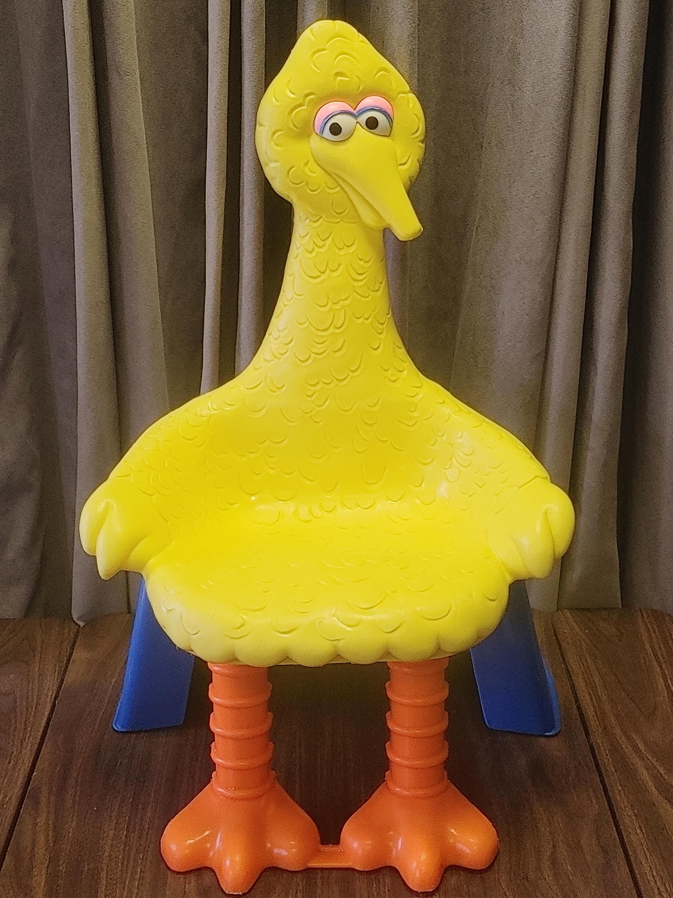 Vintage 1979 Sesame Street Big Bird Plastic Chair - Etsy
