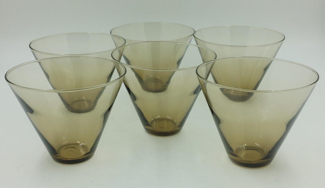 Vintage Lowball Rocks Glasses Cone – Set of 6 - Etsy
