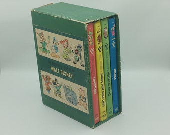 Vintage 1965 Walt Disney Boxed Hardcover Box Set