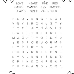 Kids Printable Valentines Day Puzzles - Etsy