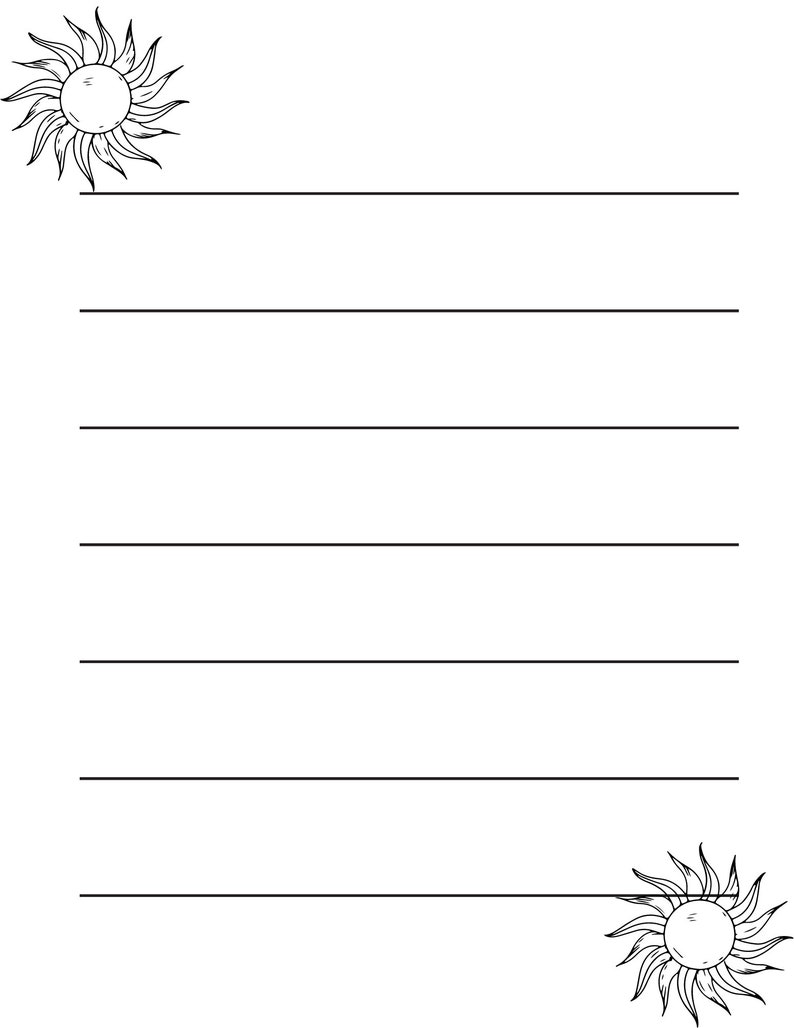 Proopit Paper Elementary Prompt Paper, Monthly Designs. - Etsy