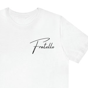 Fratello t-shirt/ Brother birthday/ Brother gift tshirt/ personalized brother gift/ Christmas gift/ Father&#39;s Day/ Italian/ family t-shirt