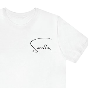 Sorella t-shirt/ Sister birthday/ Sister gift tshirt/ personalized sister gift/ Christmas gift/ Mother's Day/ Italian/ unisex t-shirt