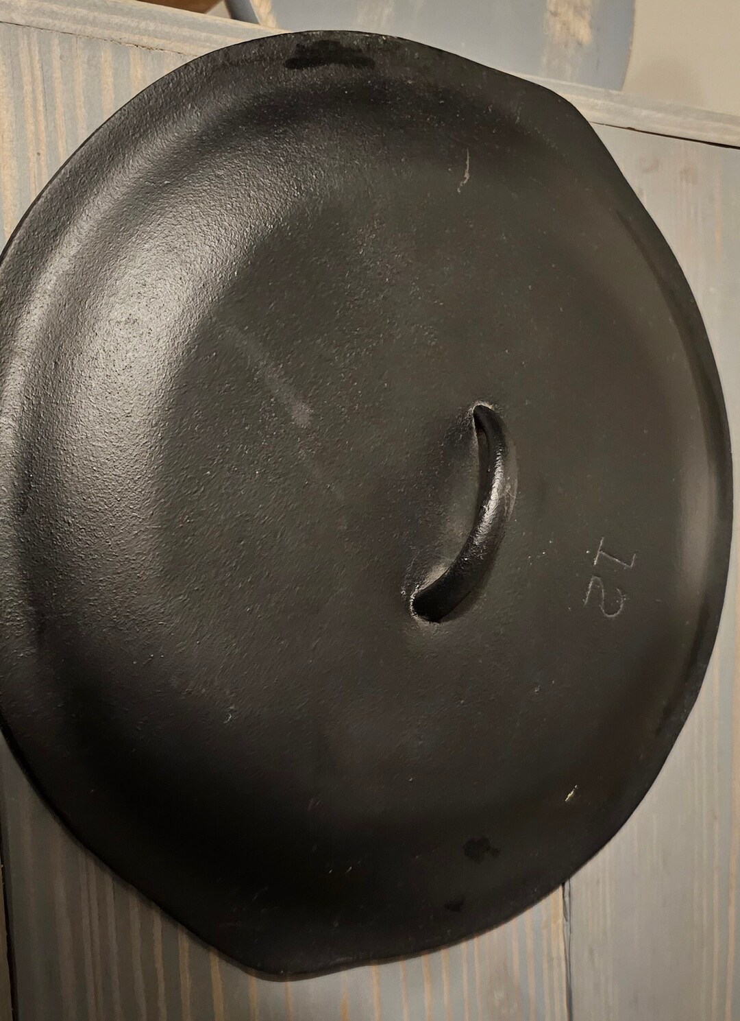 Vintage Cast Iron Lid Etsy