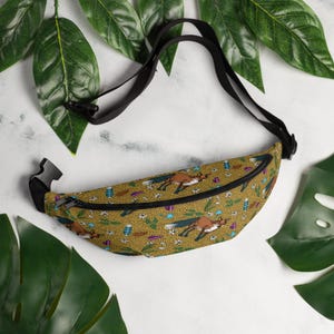 Fox Hip Pack | Nature Fanny Pack | Hiking Sling Bag | Outdoor Camping Gear | Festival Accessories