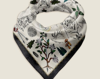 Fierce, Feral, and Free Wilderness Bandana | 100% Recycled Material | 3 Size Options