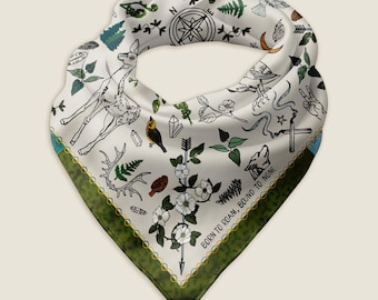 Born to Roam Forest Bandana | 100% Recycled Material | 3 Size Options